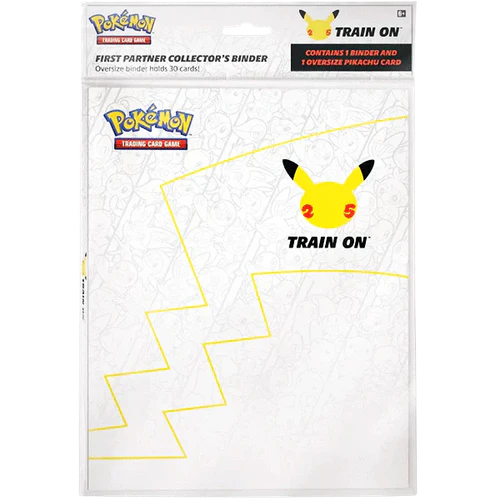 25th Celebrations Collector's Binder Jumbo Pikachu Card