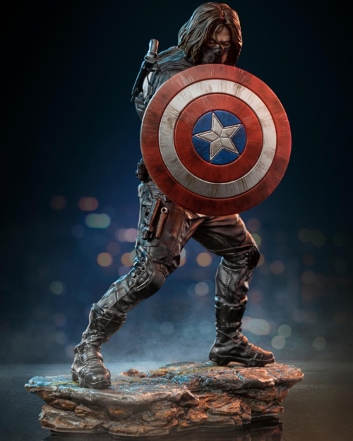 The Infinity Saga Estatua Winter Soldier BDS Art Scale 1/10 Iron Studios 20 cm