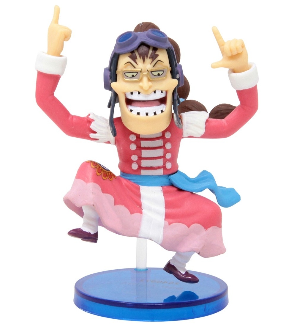 Banpresto One Piece World Collectable Figure The Great Pirates 100 Landscapes Vol. 5 - 29 Scratchmen Apoo pink