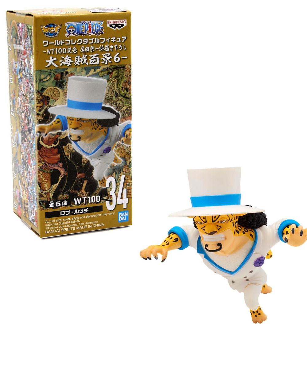 One Piece World Collectible Figure Vol. 6 - Rob Lucci Japan Import Figure Figurines