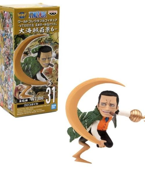 Revive las aventuras de One Piece con esta figura coleccionable de Crocodile, parte de la línea World Collectable Figure (WCF)