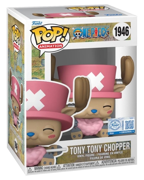 One Piece Figura POP! Animation Vinyl Tony Tony Chopper with Cotton Candy Exclusive 9 cm