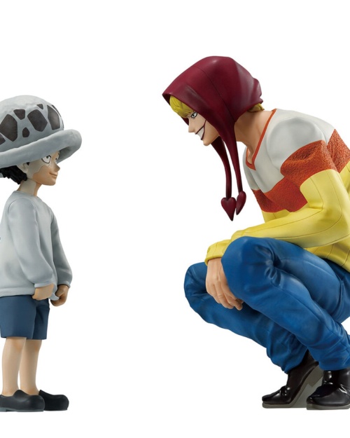 Figuras Ichibansho Trafalgar Law & Corazon The Unbreakable Law One Piece 11cm
