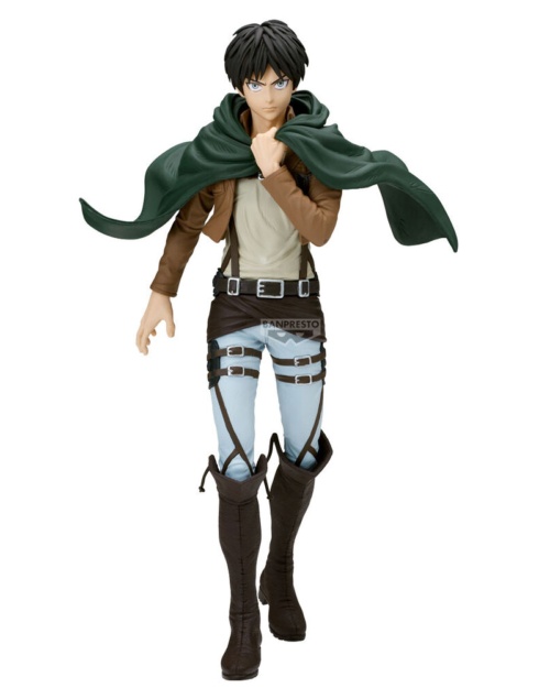 Figura Eren Yeager 28cm – Grandista – Attack on Titan Coleccionable Oficial Banpresto