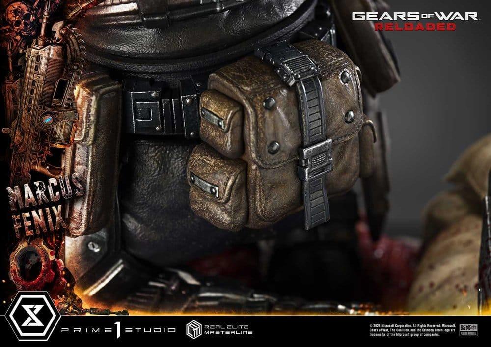 Gears of War Reloaded Estatua Real Elite Masterline Series 13 Marcus Fenix Ultimate Version 97 cm (4)