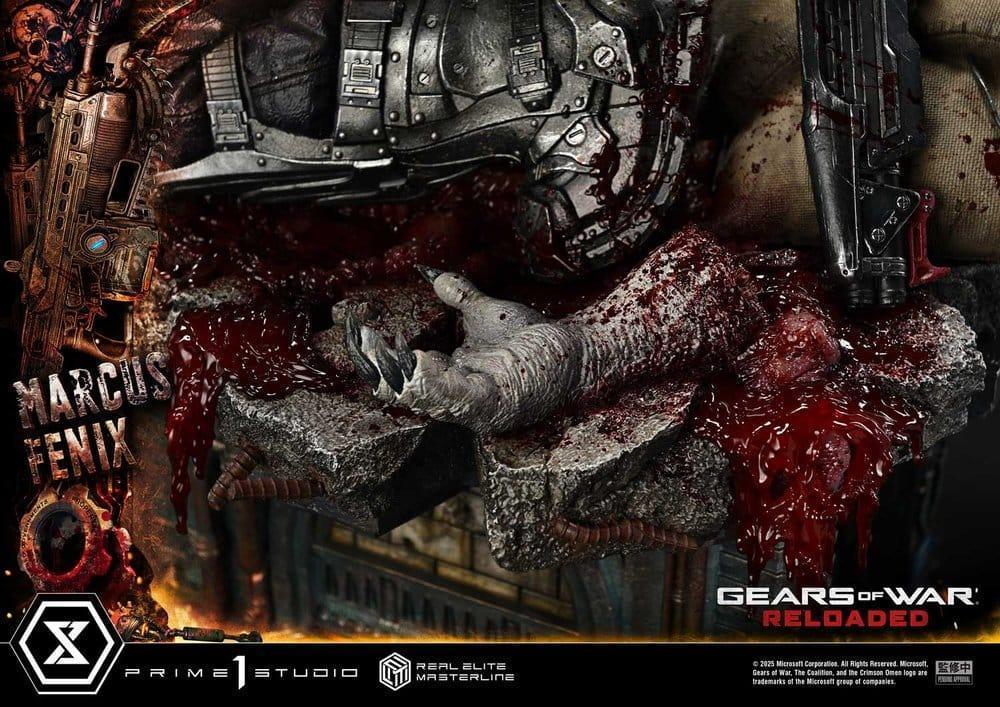 Gears of War Reloaded Estatua Real Elite Masterline Series 13 Marcus Fenix Ultimate Version 97 cm (5)
