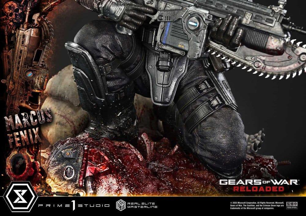 Gears of War Reloaded Estatua Real Elite Masterline Series 13 Marcus Fenix Ultimate Version 97 cm (6)